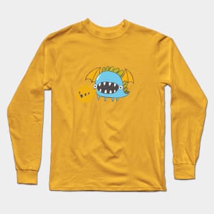 Flying Monster Calling Boo... Long Sleeve T-Shirt